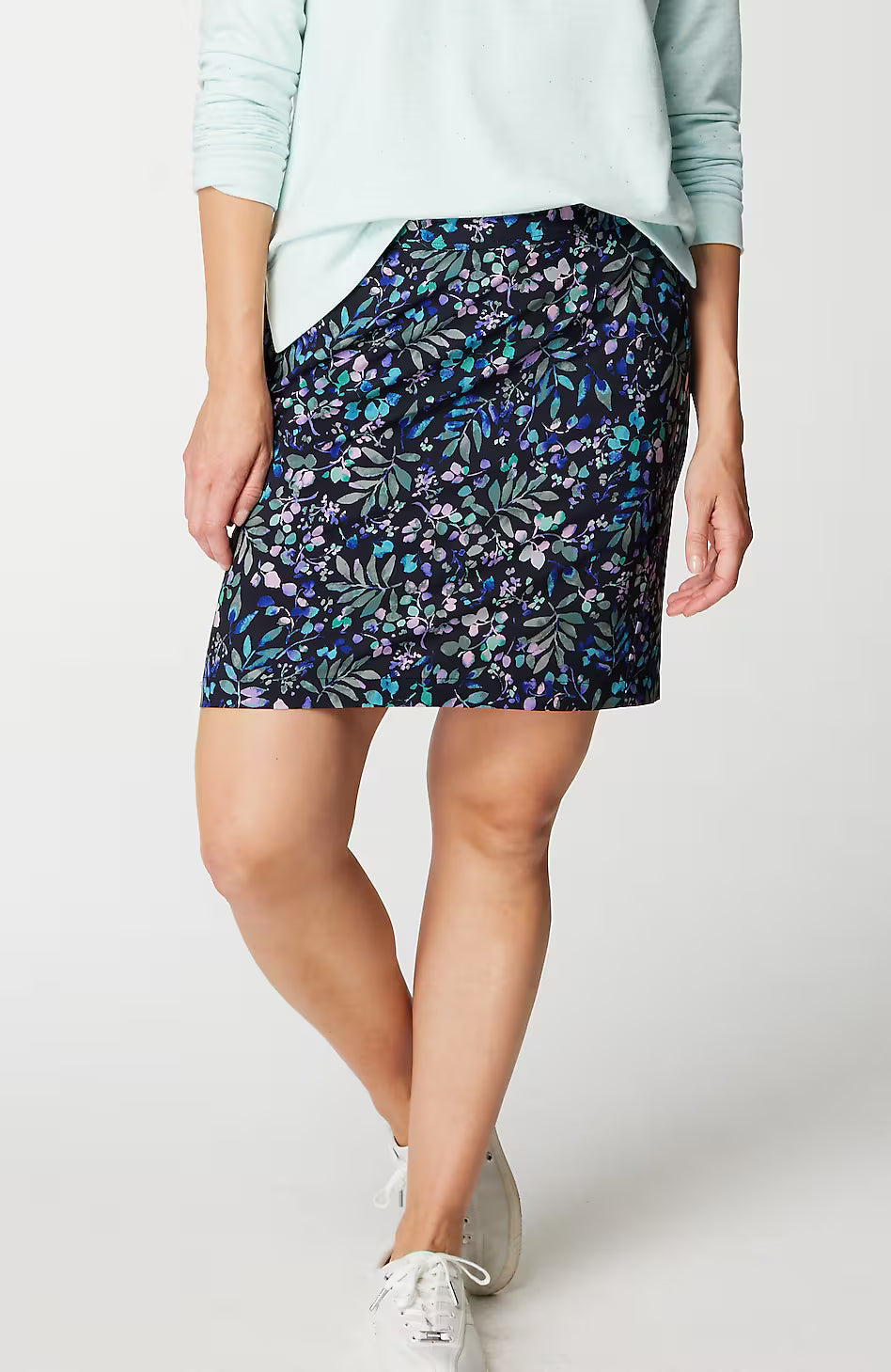 Fit On-The-Go Zipper-Pocket Skort