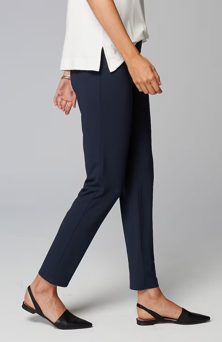 Wearever Smooth-Fit Classic Slim-Leg Pants