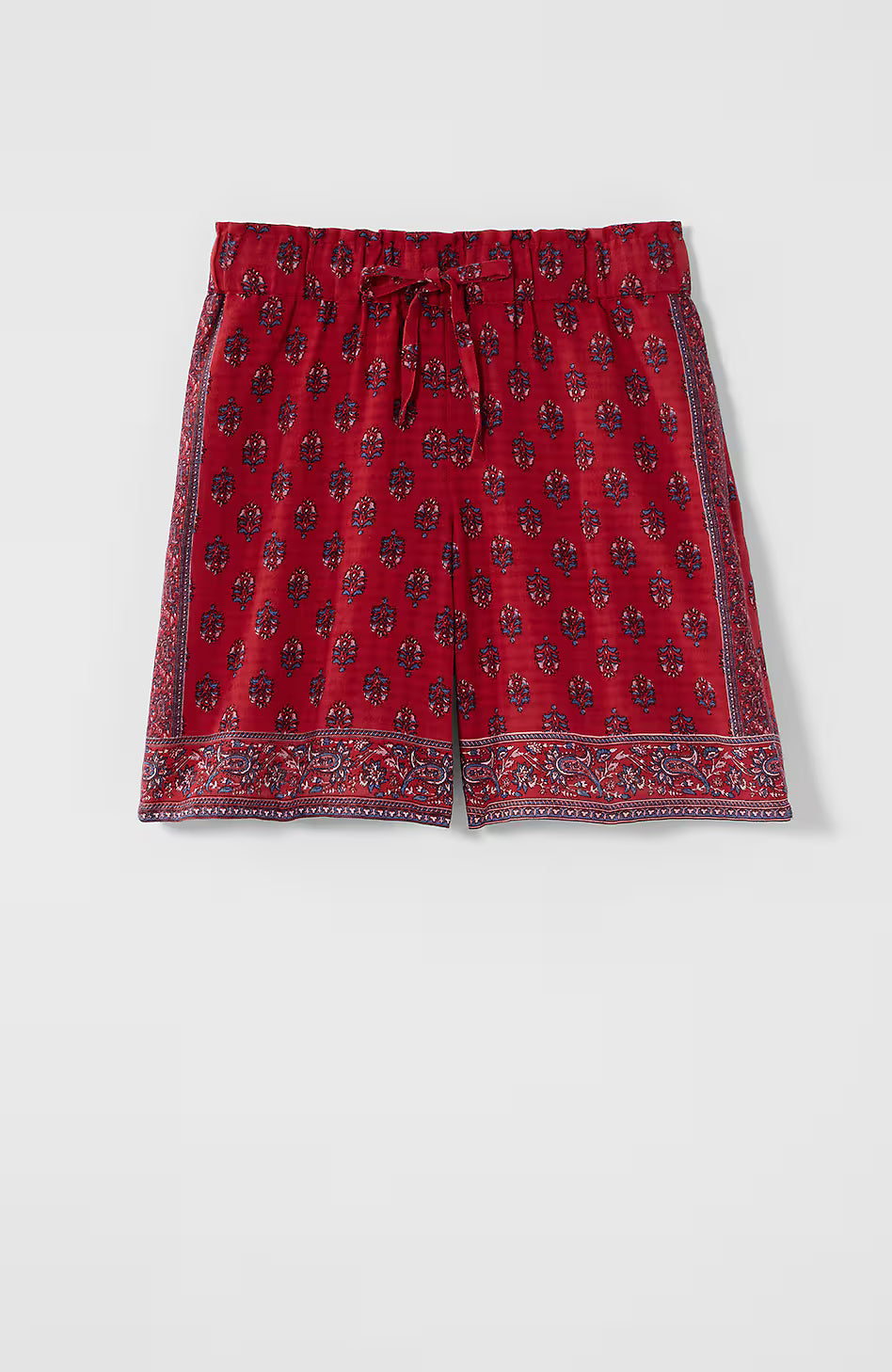 Free-Spirit Paisley Pull-On Shorts