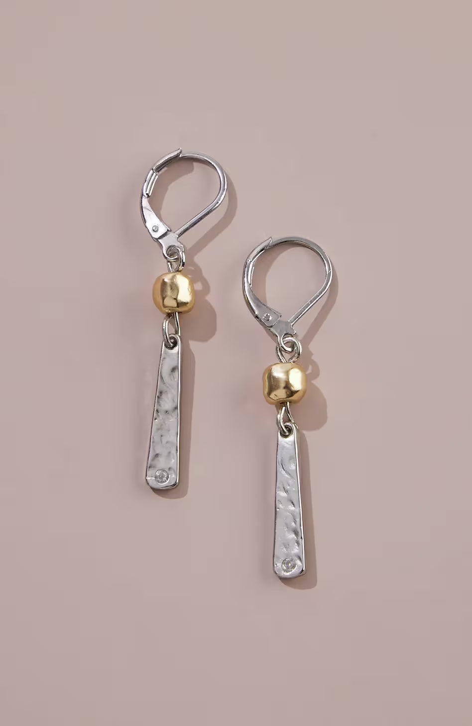 Golden Hour Linear-Bar Earrings