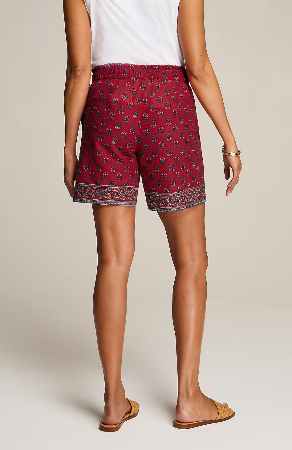 Free-Spirit Paisley Pull-On Shorts
