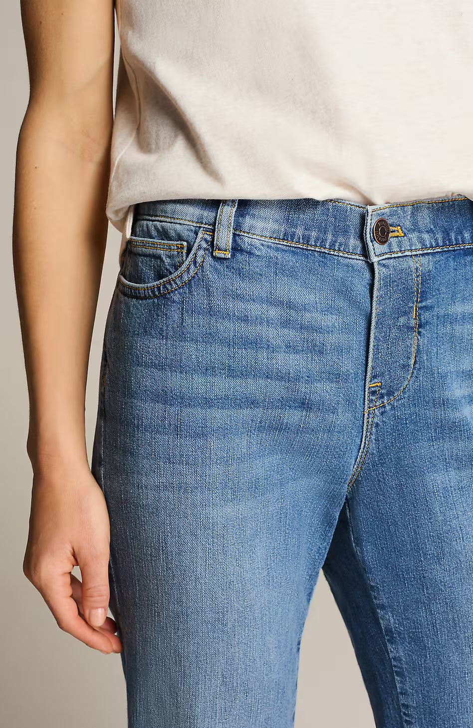 Pure Jill Relaxed Pull-On Jeans