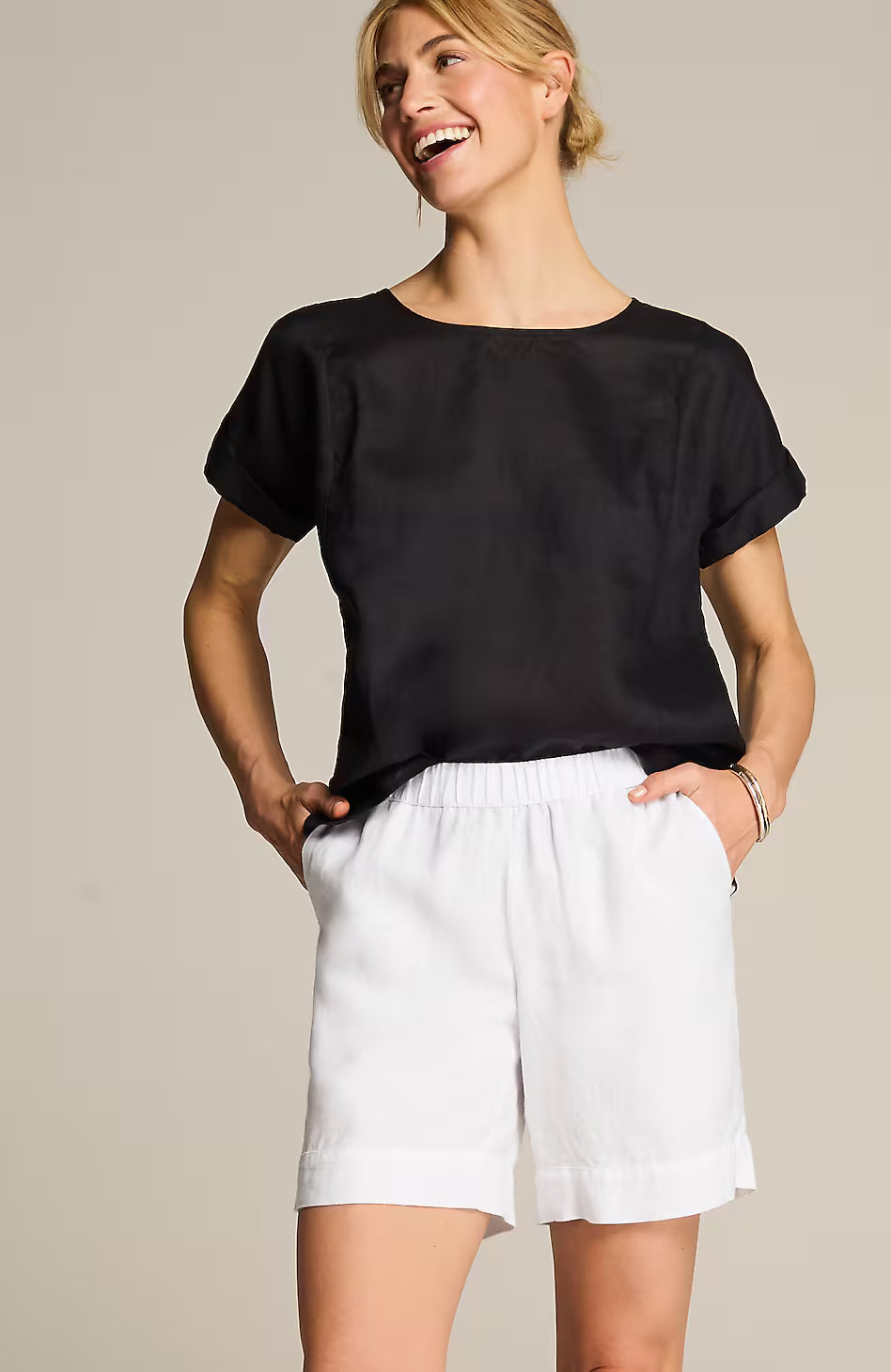 Pure Jill Linen Shorts