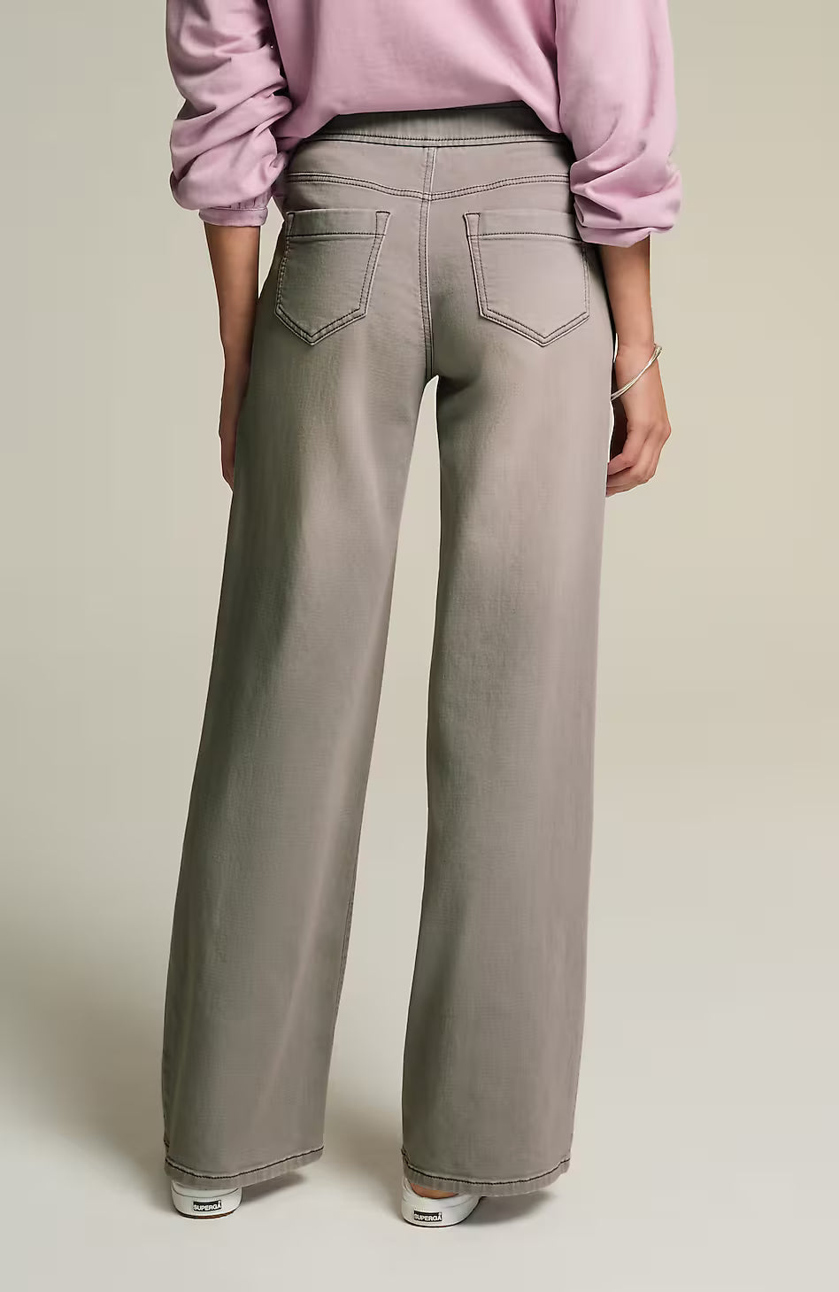 Pure Jill Soft Wide-Leg Jeans