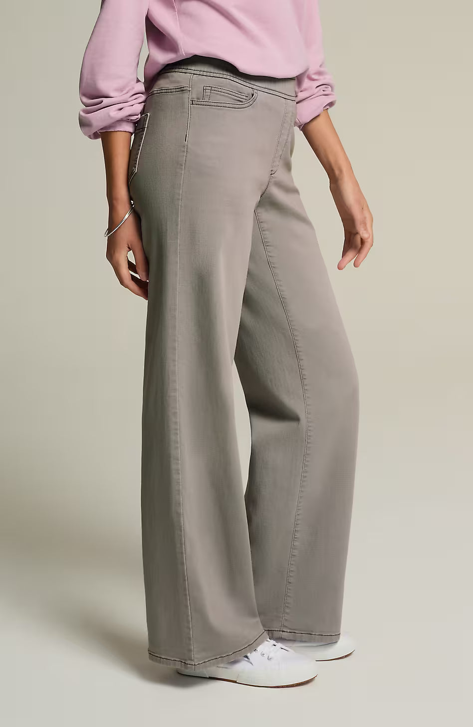Pure Jill Soft Wide-Leg Jeans