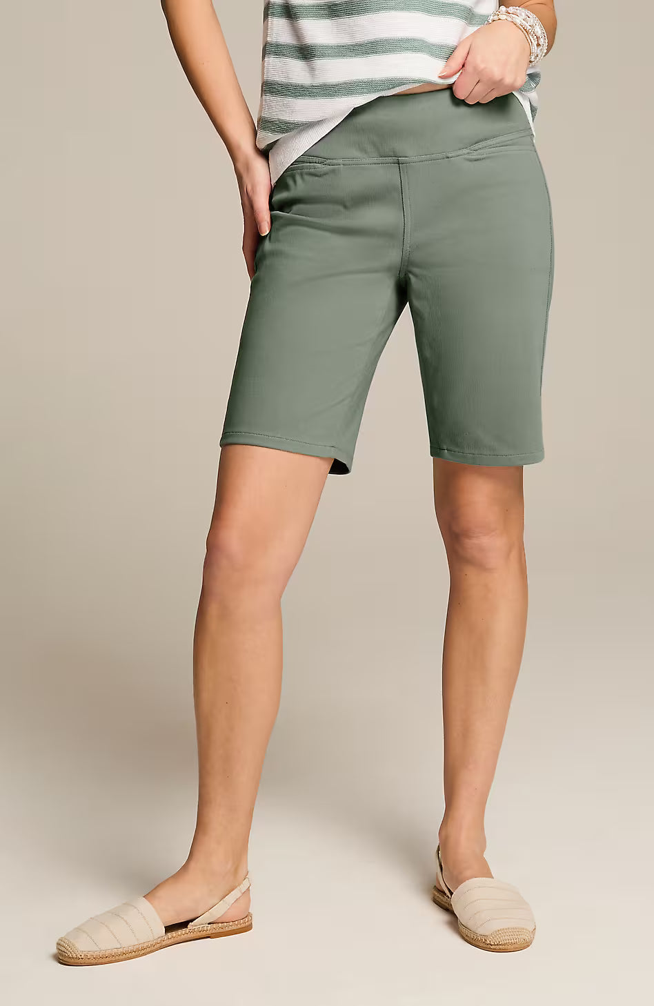 Wearever Smooth-Fit Knit Jean City Shorts