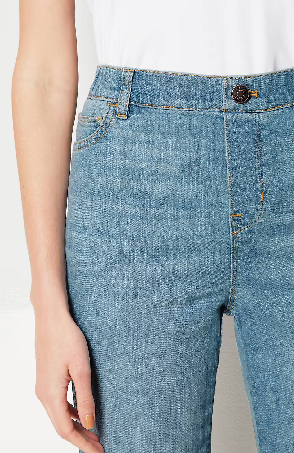 Pure Jill Relaxed Pull-On Jeans