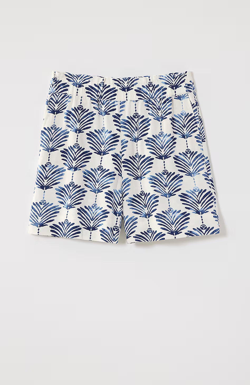 Linen & Rayon Pull-On Shorts